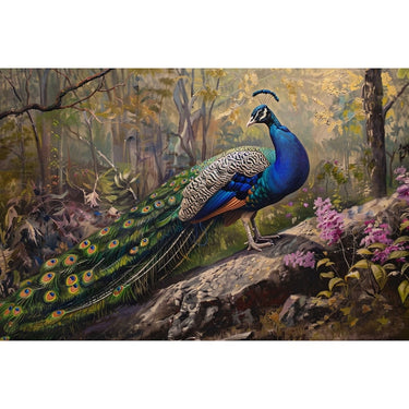 Peacock Acrylic Canvas